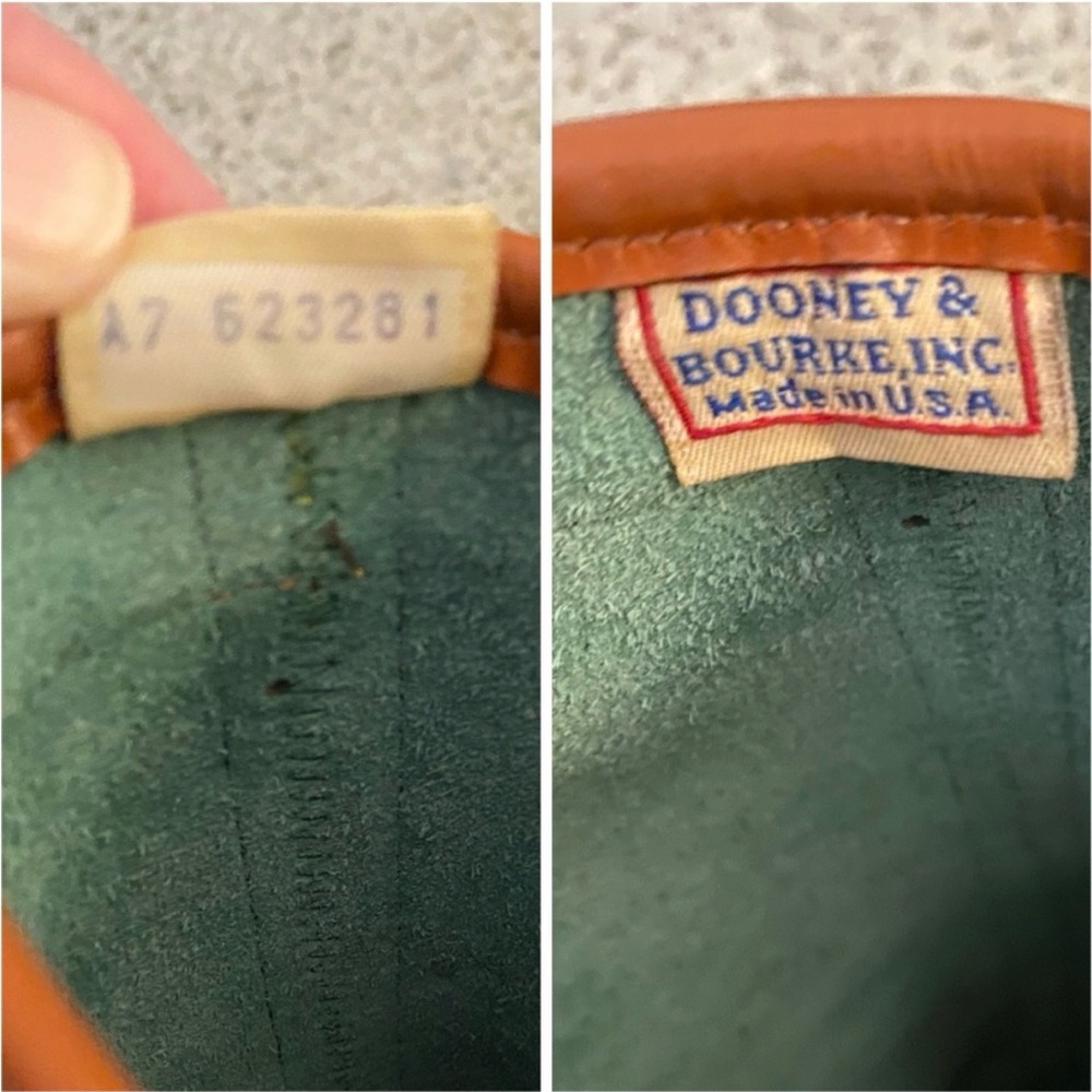 Rare Vintage Dooney and Bourke NOS R307 KELLY Green Bucket Bag - Picture 7 of 9